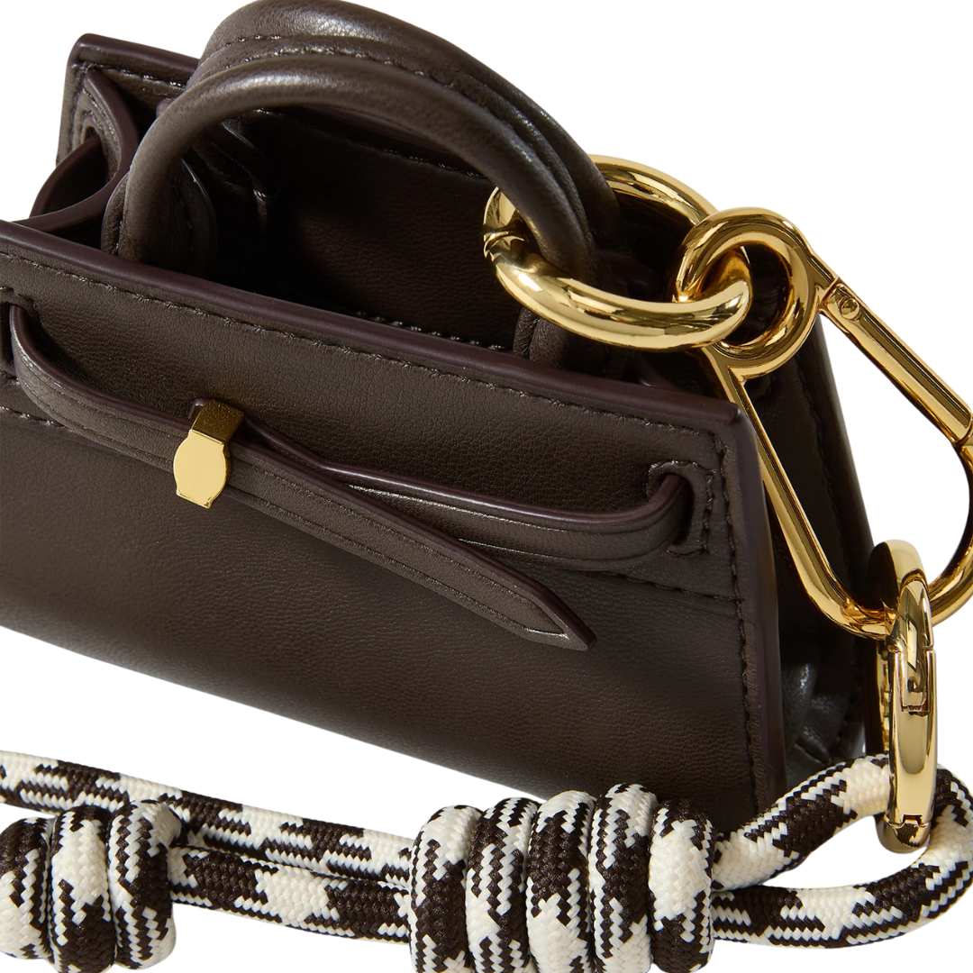 Dash Bag Charm in Espresso Multi