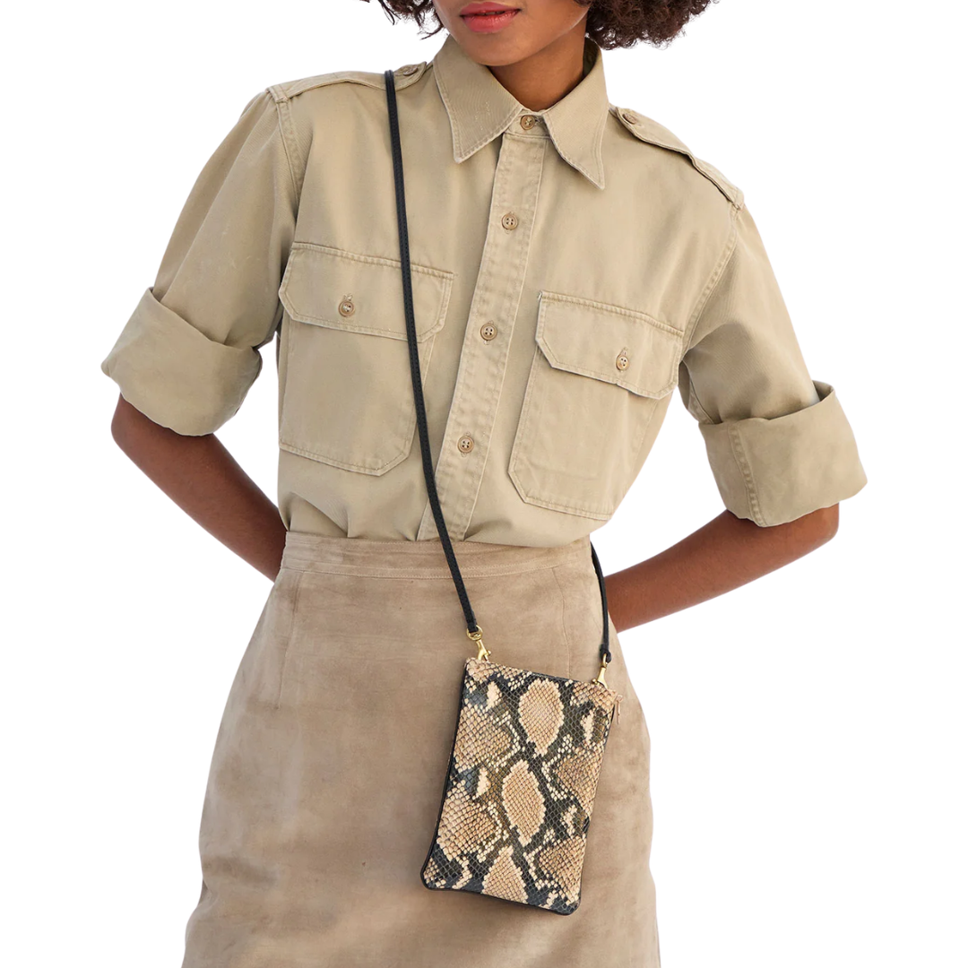 Poche in Tan Desert Snake