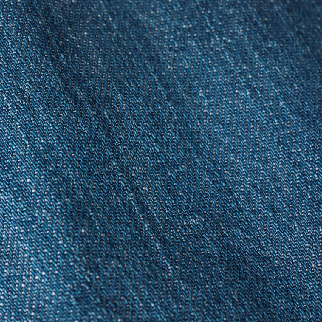 Angel Eyes Denim Mini Dress in Medium Indigo