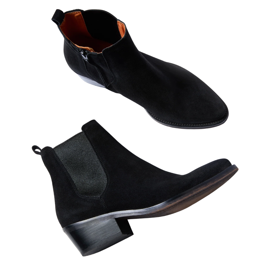 Rove Suede Boot in Black