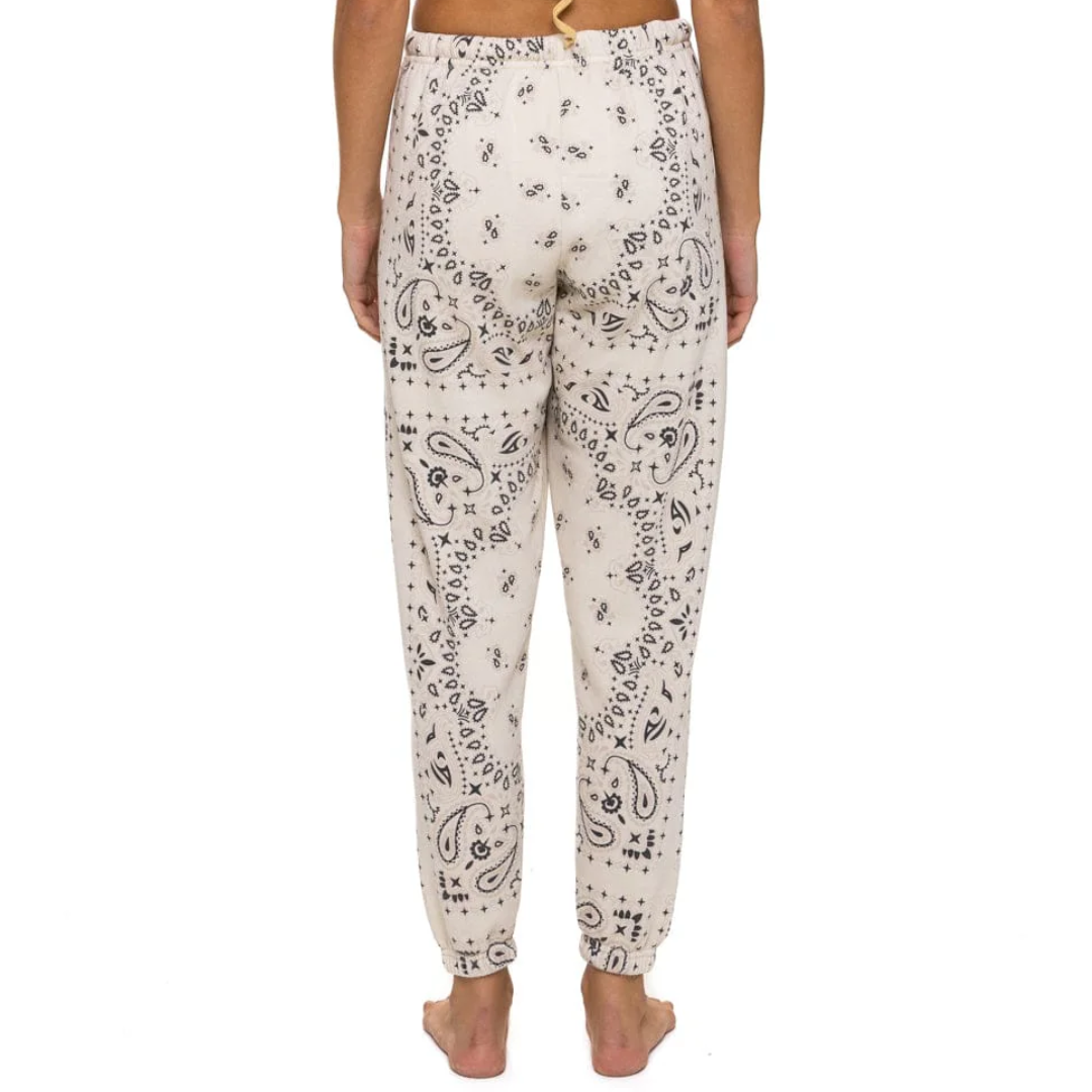 Bandana Sweatpants in Vintage White