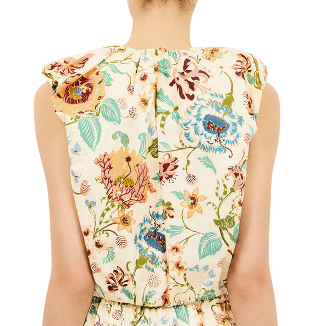 Gracie Sleeveless Cotton Top in Abalone