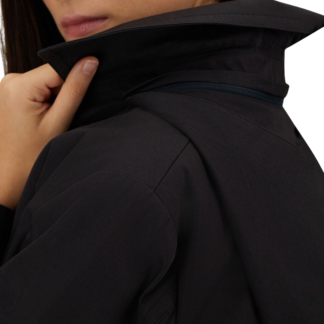 Pea Coat In Dean in Navy Blue