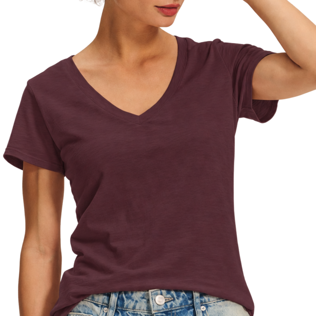 Lilith Tee in Dark Plum