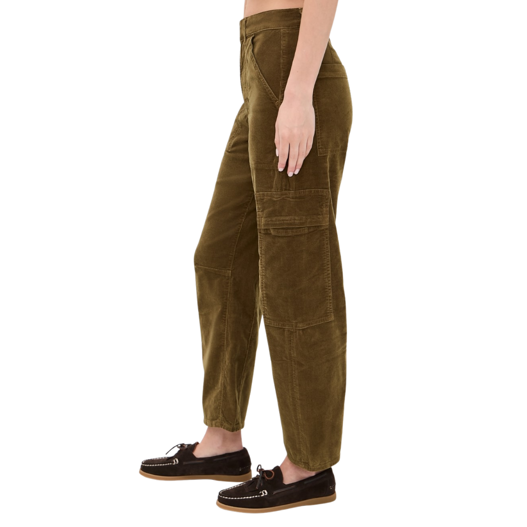 Marcelle Corduroy Cargo Pants in Manuka