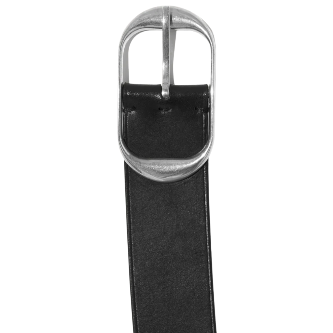 Nili Belt in Black w/ Antique Silver Buckle