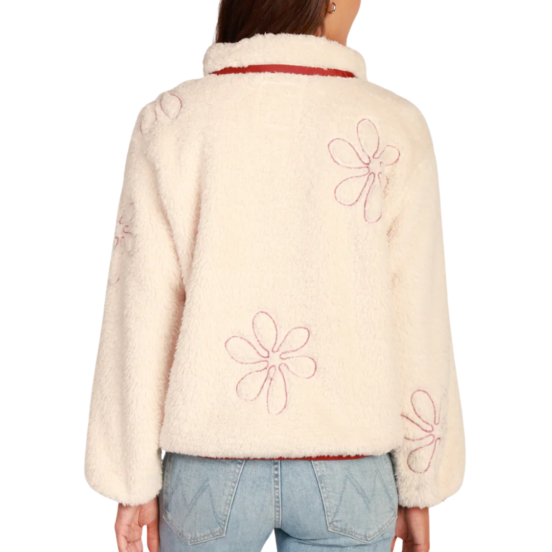Emma Pullover in Dark Red