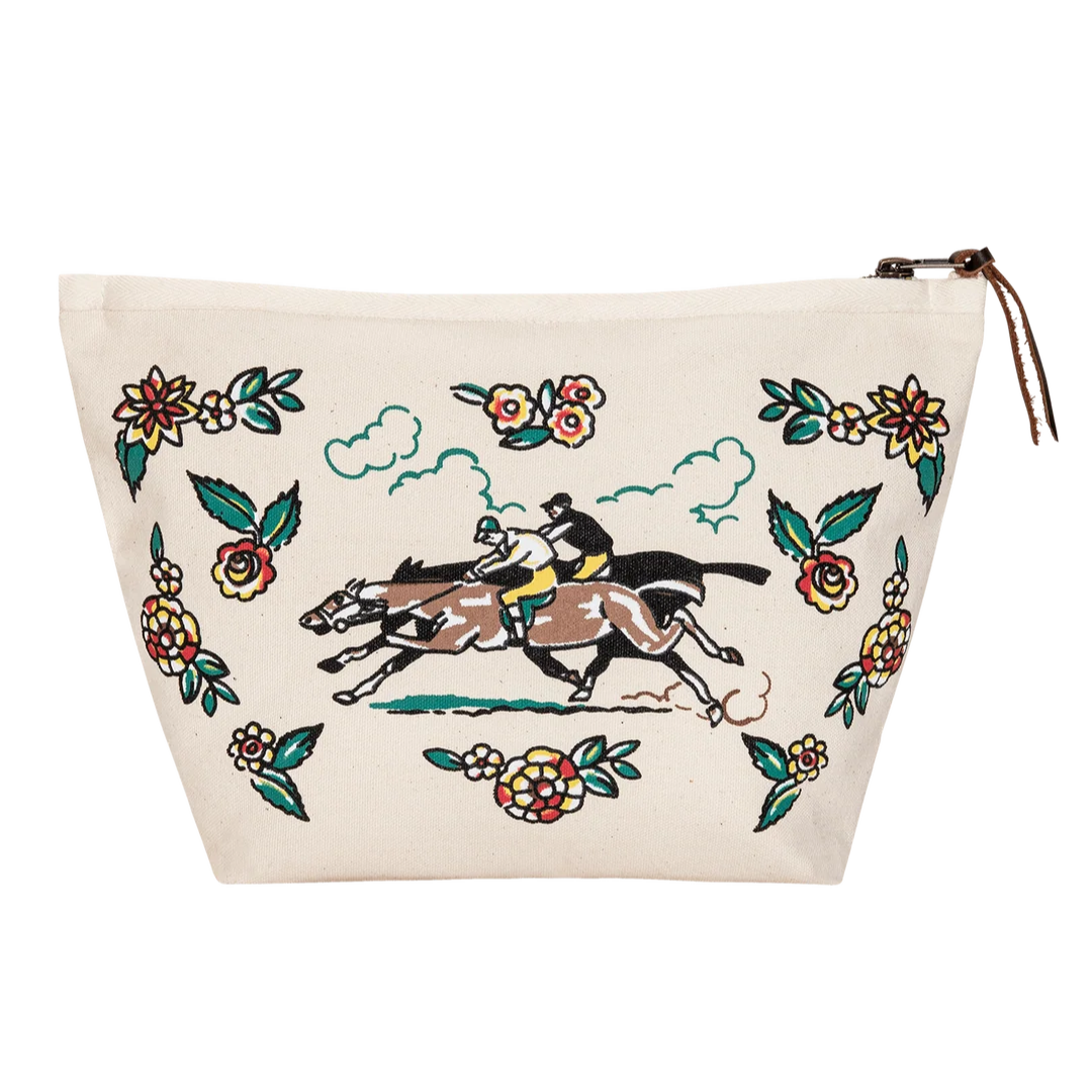 The Derby Pouch in Cream