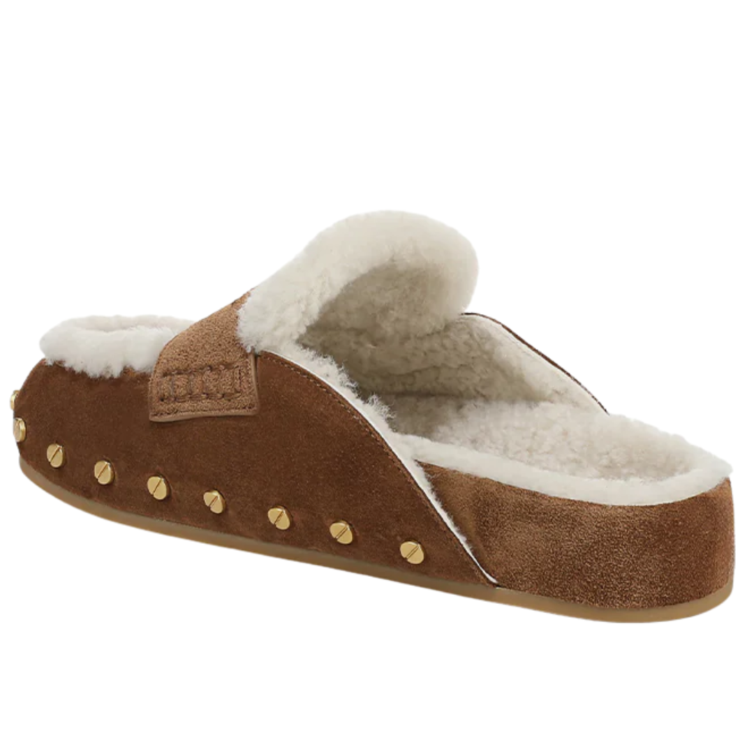 Fenix Shearling Mule in Hazelwood