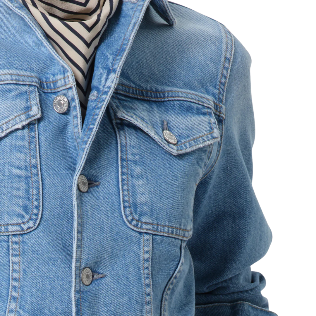 Charisse Shrunken Jacket in Sparrow