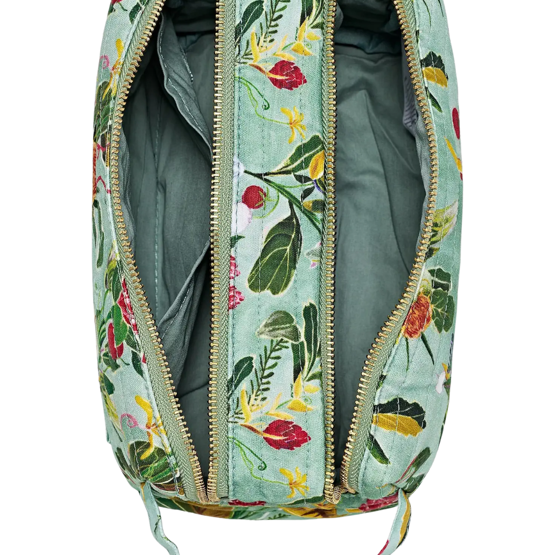 Large Toiletry Bag in Painted Farm Green