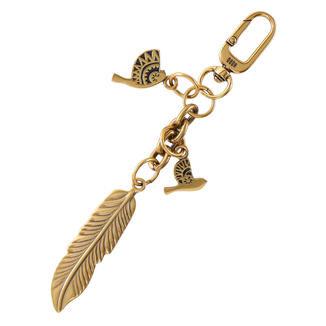 Dove and Feather Charm