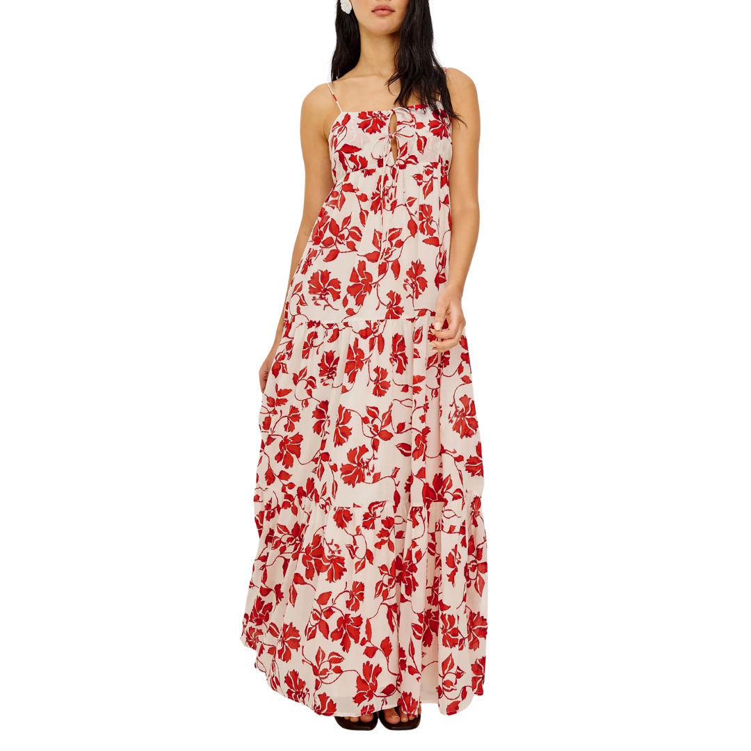 Mica Dress in Red Jasmine
