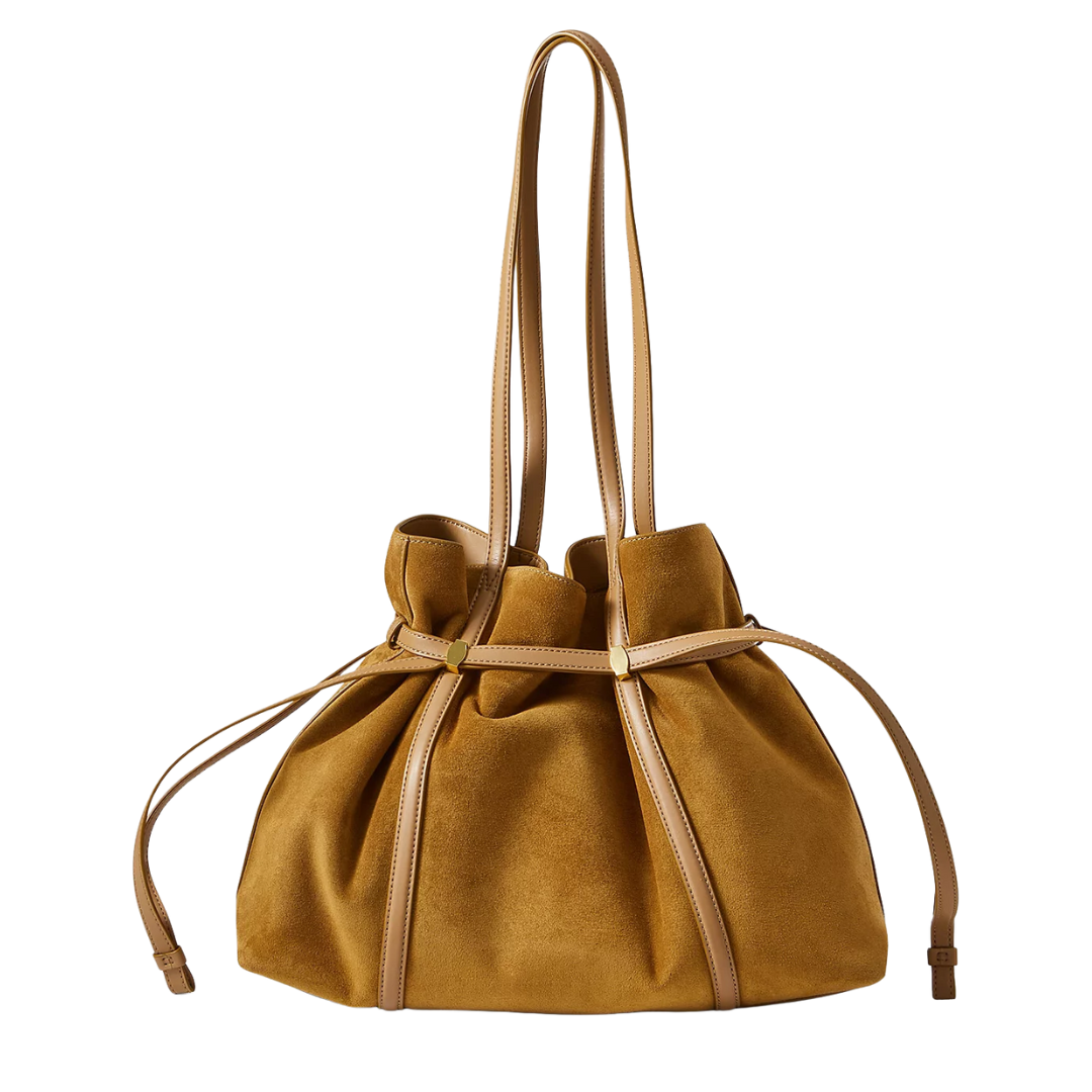 Lasso Belted Tote Bag in Acorn