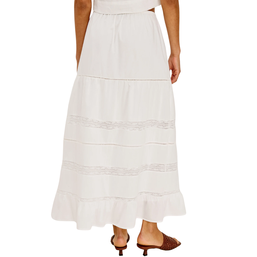 Hettie Skirt in White