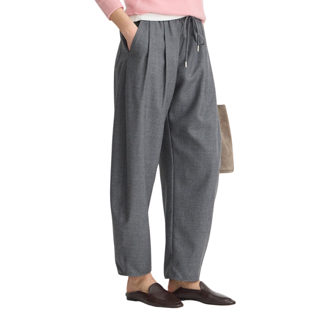 Everyday Pull-On Pant in Grey Melange