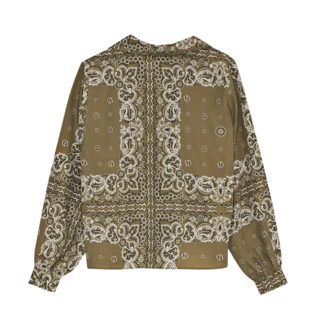 Waterlily Shirt in Bandana Print