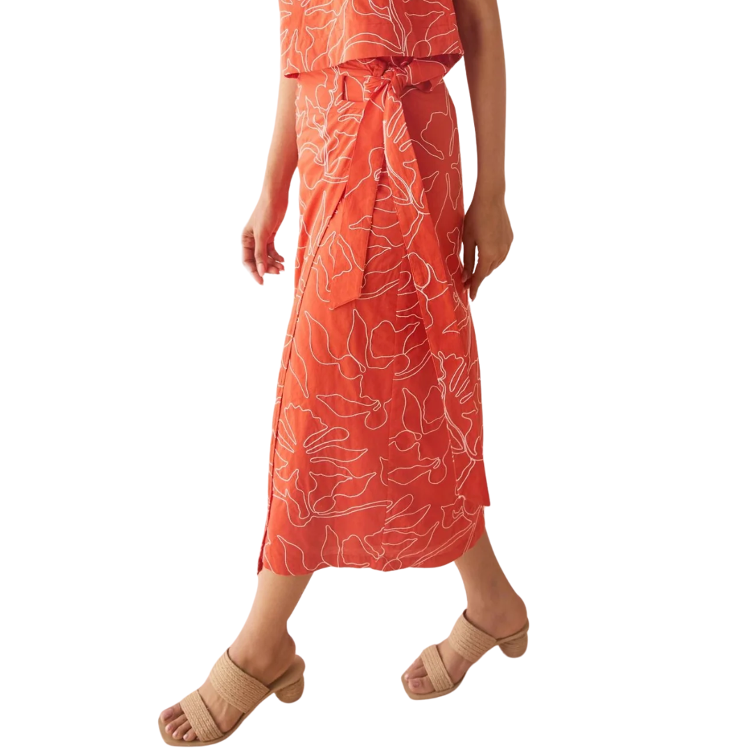 Sammi Skirt in Uma Persimmon