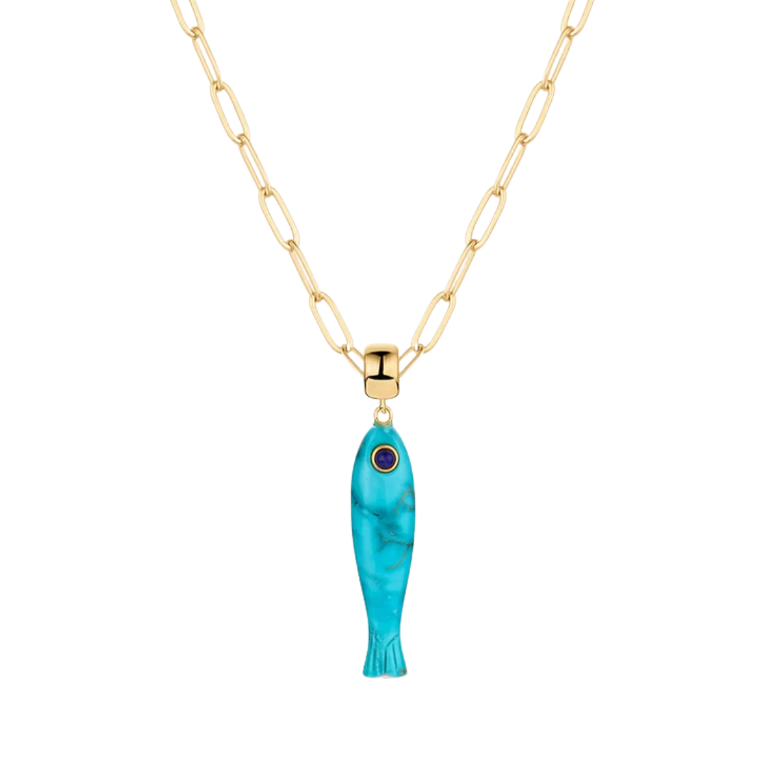 Fortuna Fish Bail in Howlite