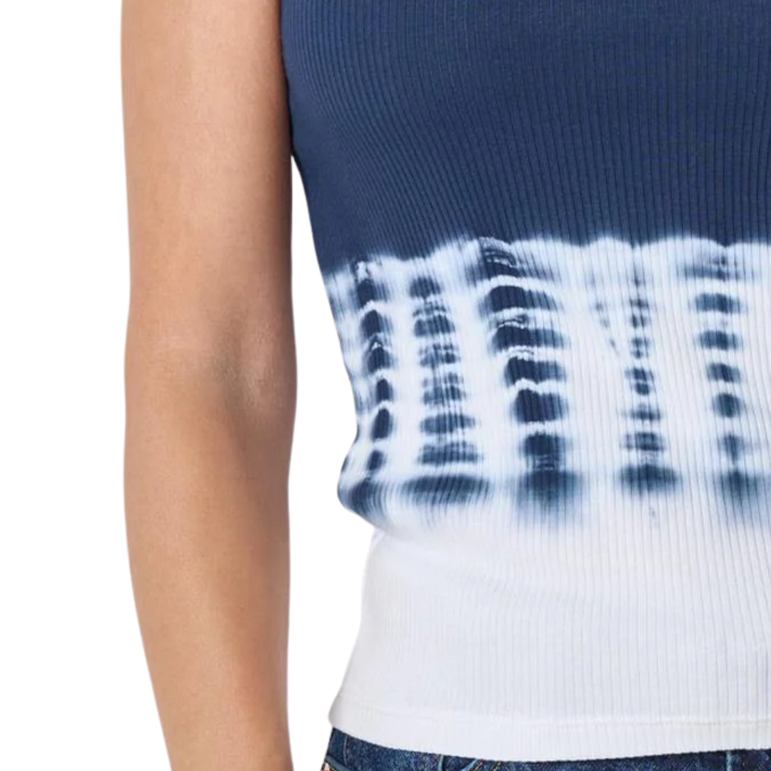 Bamboo Dye Tank in Navy Dye