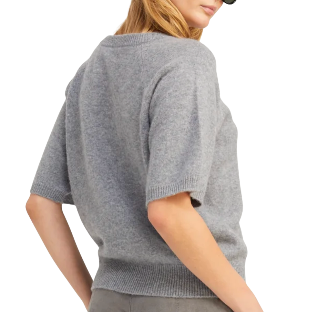 S/S Raglan Tee in Grey