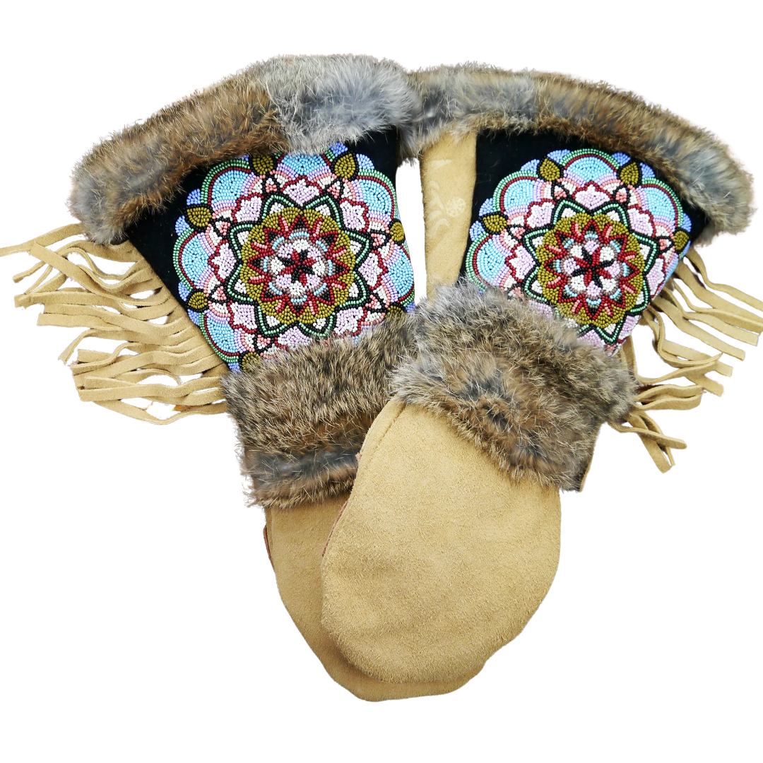 Kelly Mittens in Tan