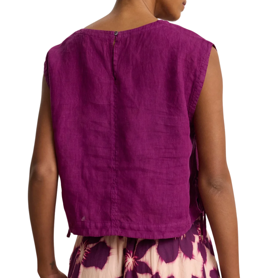 Tavia Linen Top
