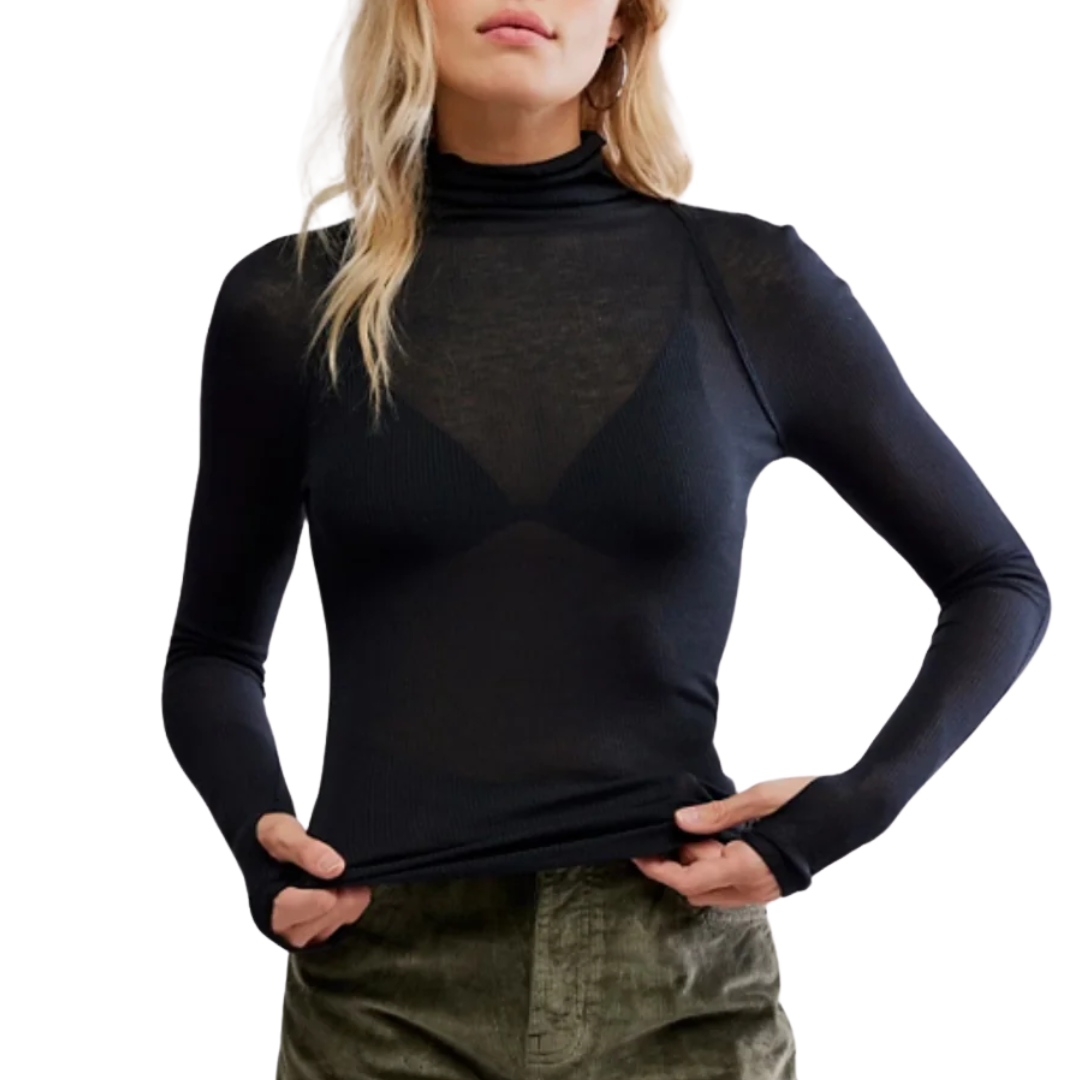 Close to Home Layering Top in Black