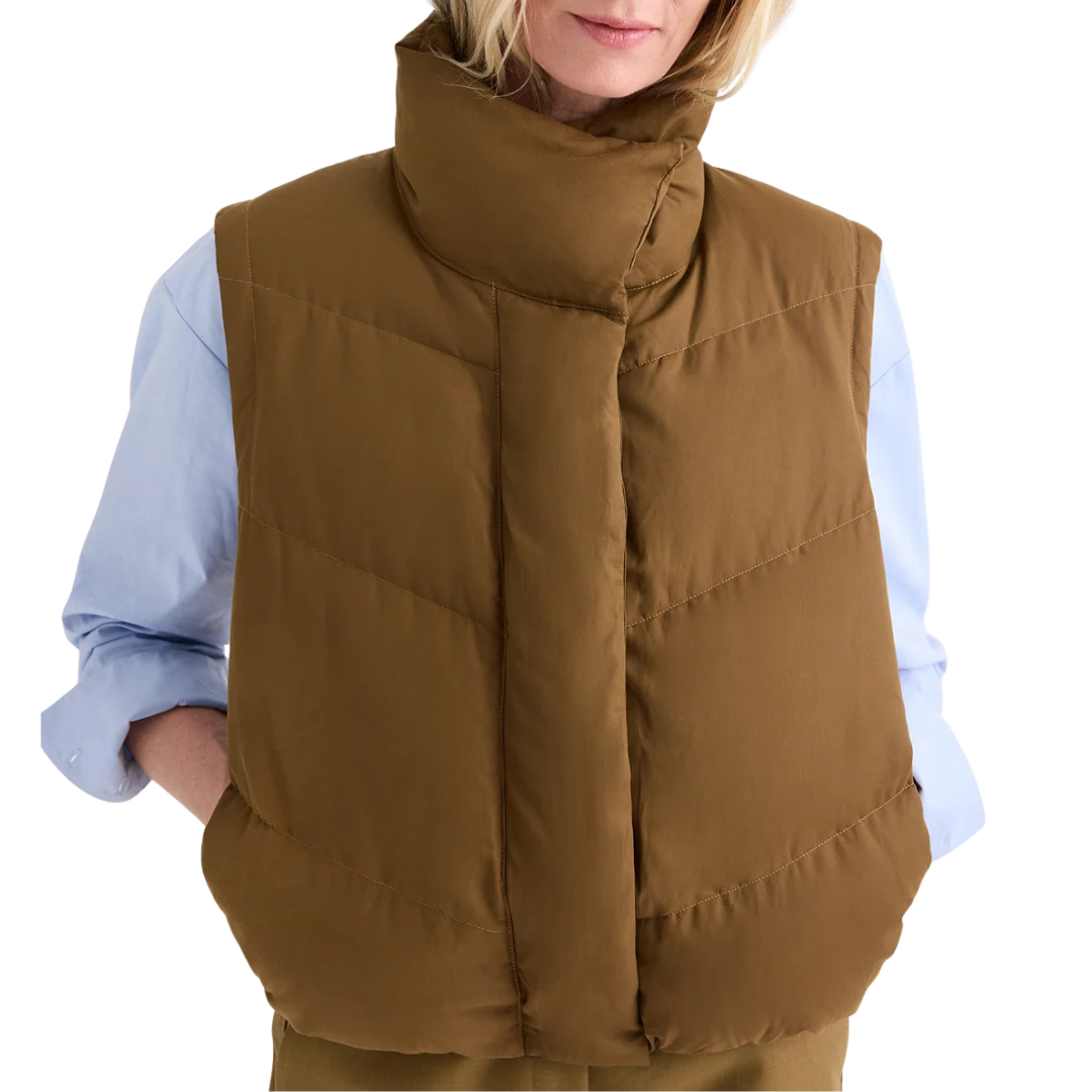 Puffer Vest in Carafe
