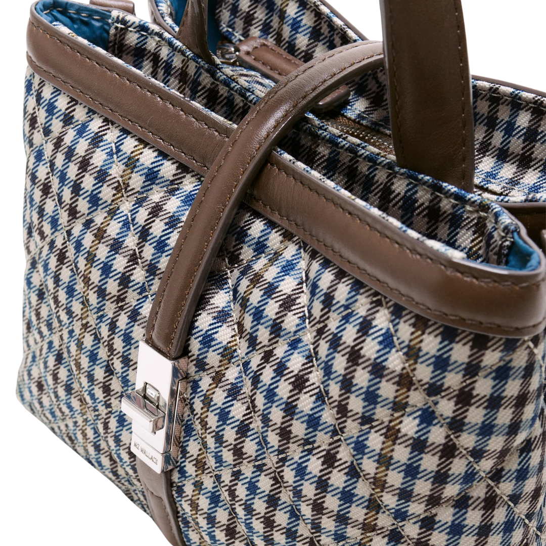 Mini Astor Top Handle in Heritage Check