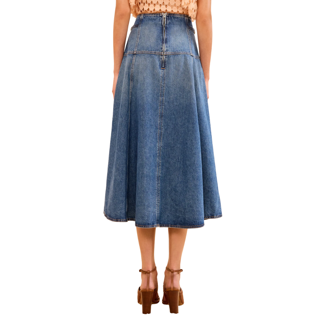 The Brigette Skirt in Danube