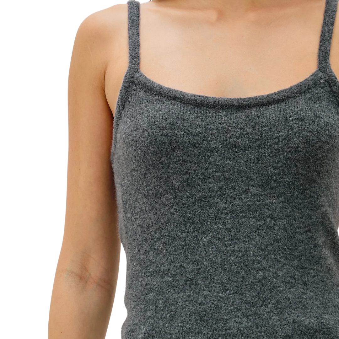 Hollie Top in Charcoal