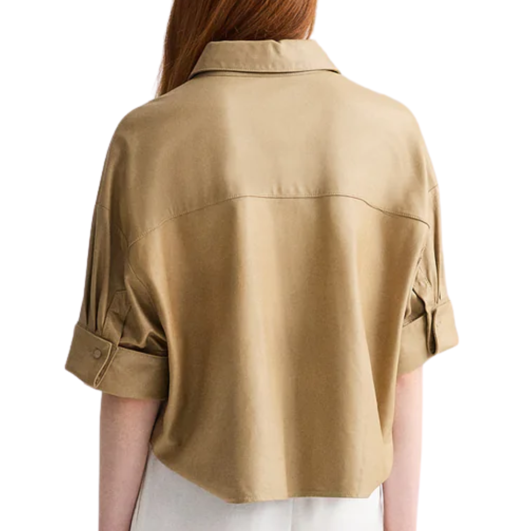 My Newest Mistake Shirt in British Khaki