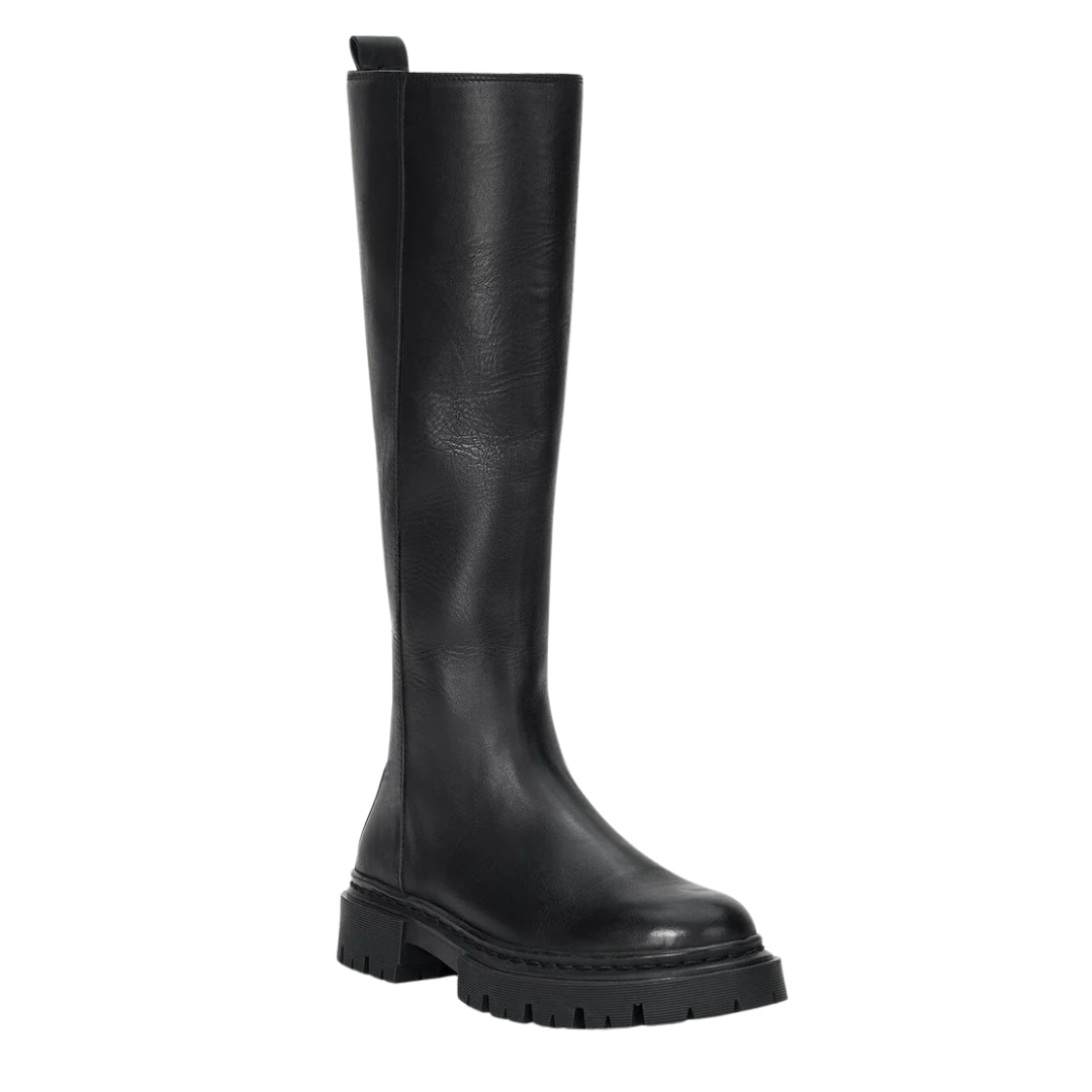Henry Knee Boot in Black
