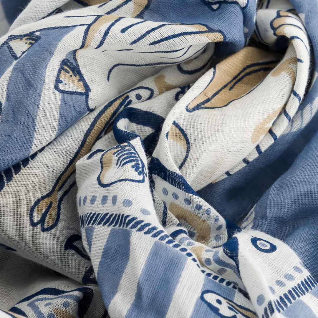 Bretagne Scarf in Riviera