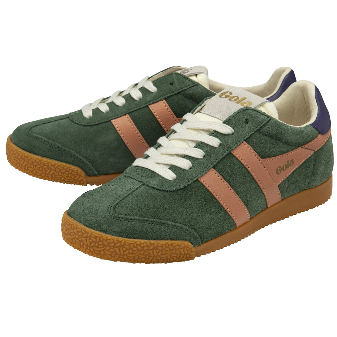 Elan Sneaker in Evergreen/Terracotta/Plum