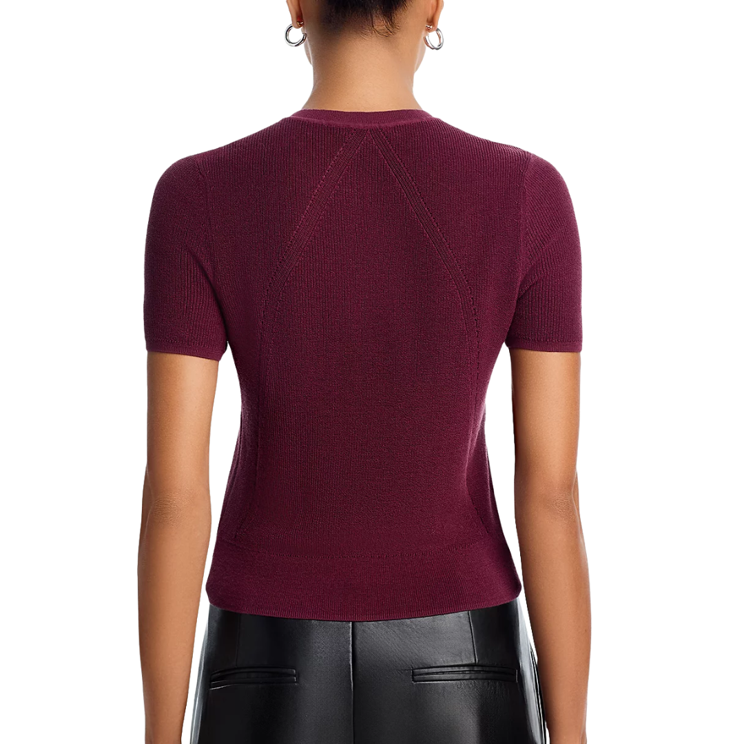 Dina Cardigan in Prune