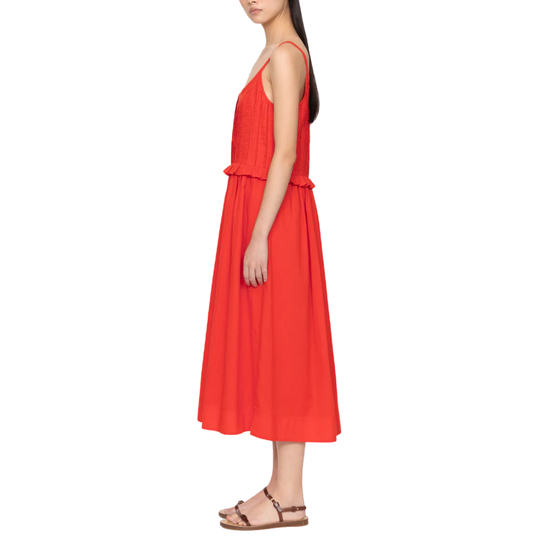 Alberte Tank Dress in Red