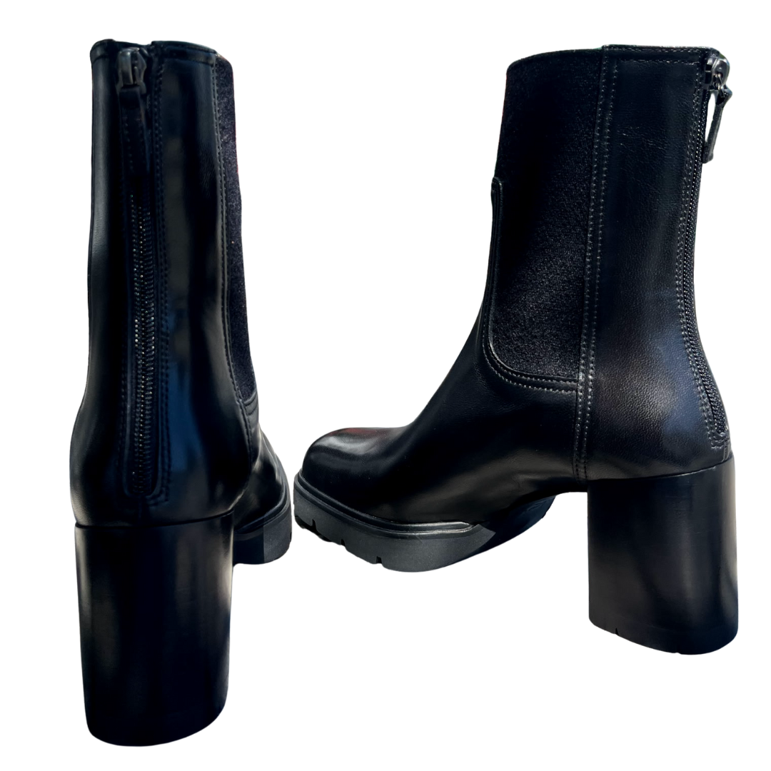 Susan Heeled Boots in Supreme Black