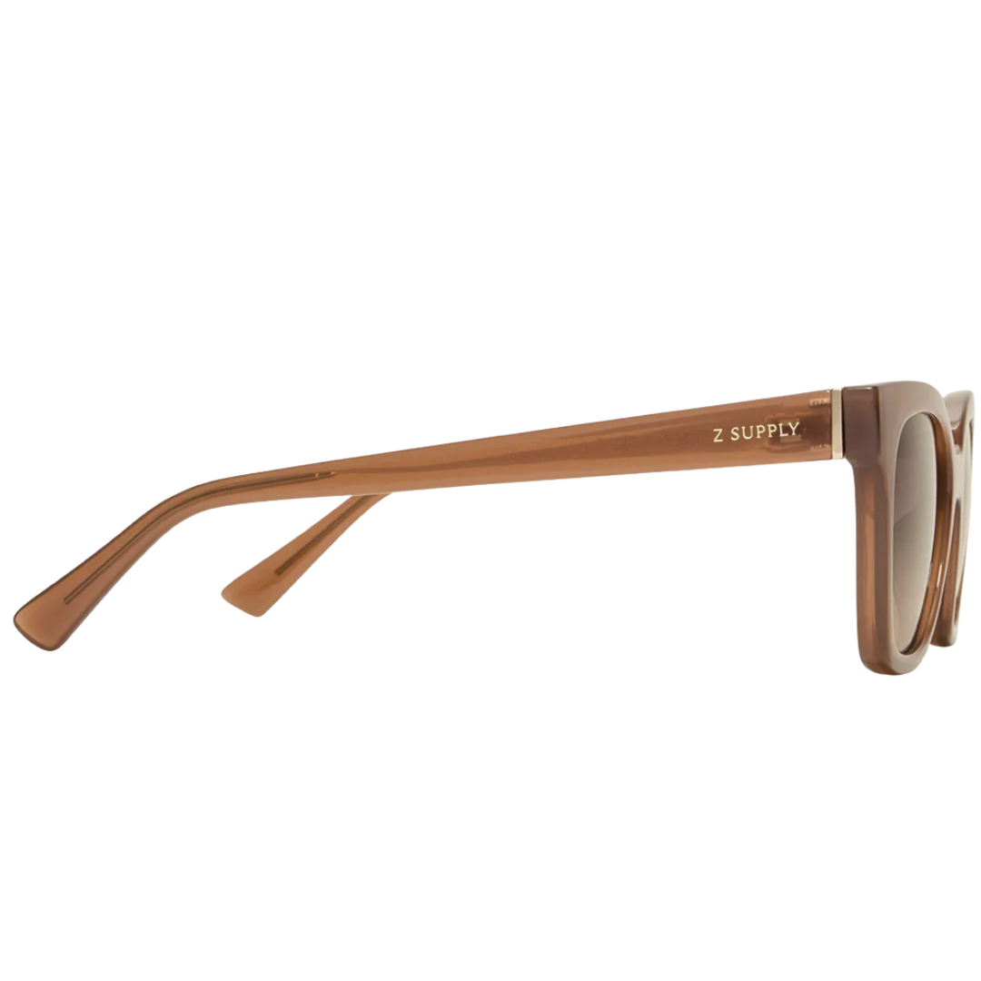 High Tide Polarized Sunglasses in Taupe Gradient