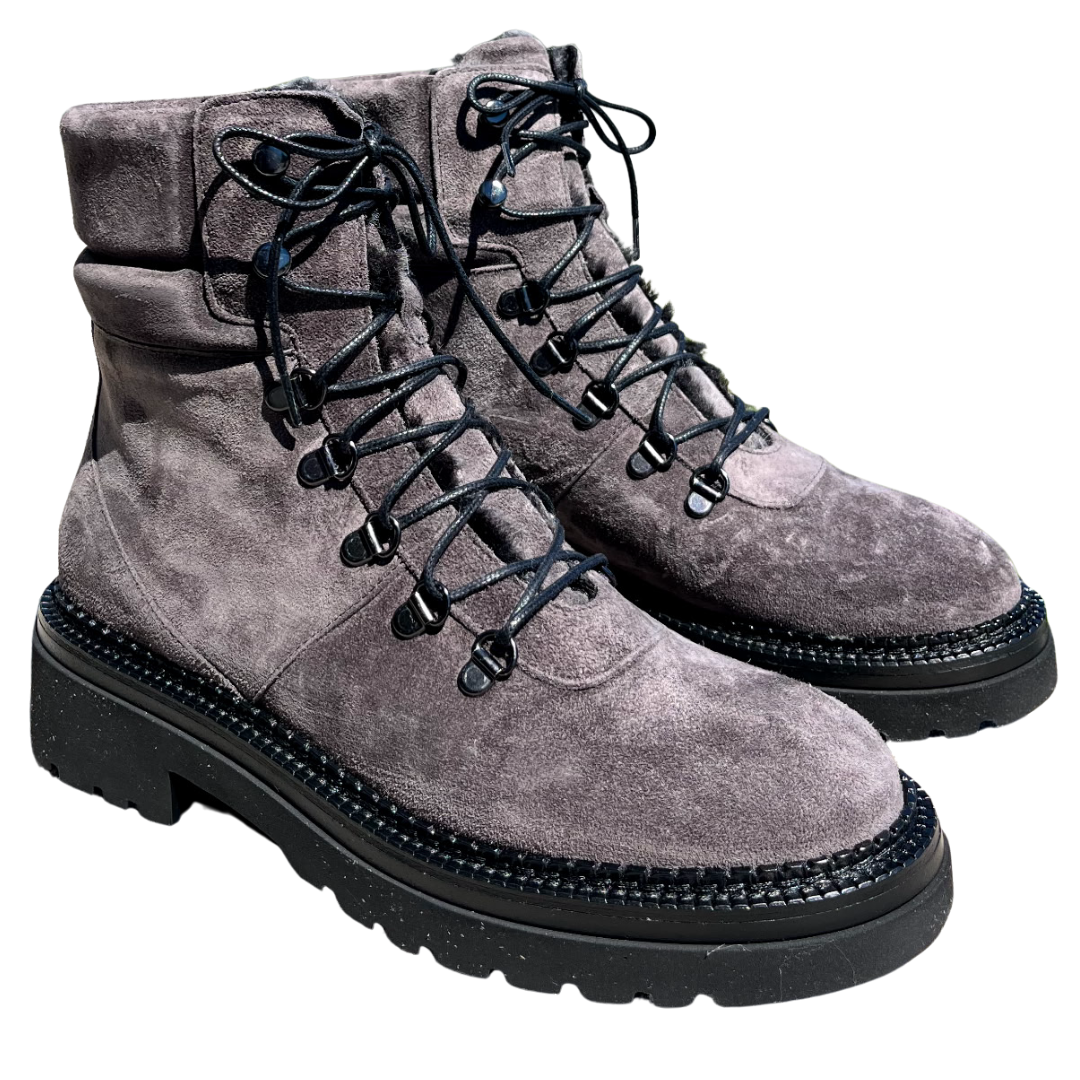 Siena Lace Up Boots in Crosta Lavagna