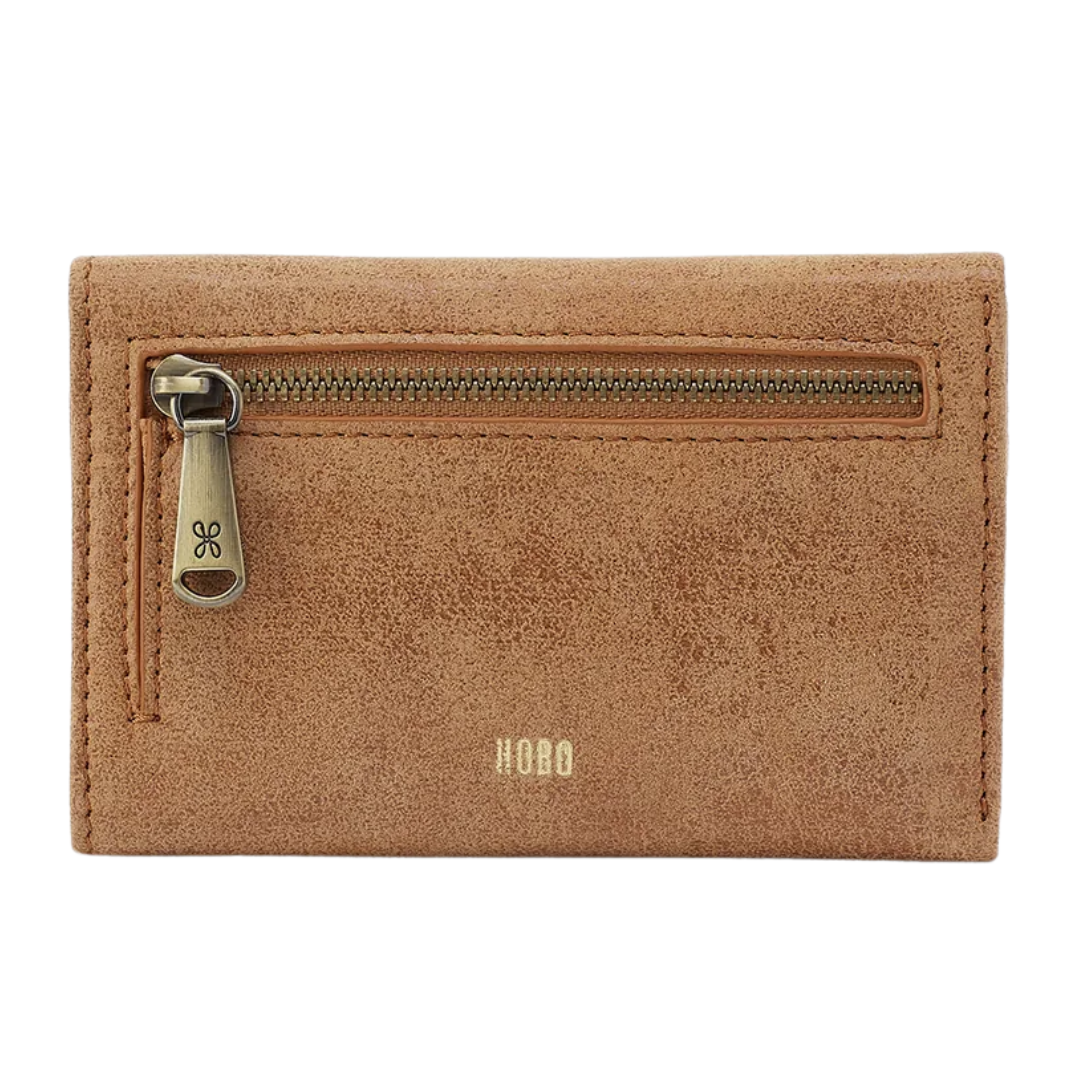 Jill Trifold Wallet in Whiskey