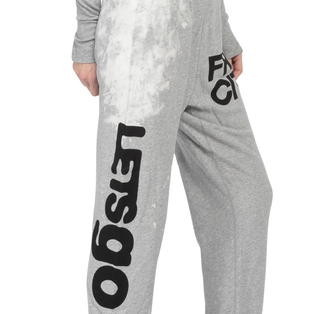 Letsgo Bleachout OG Sweatpant in Heatherbleachout