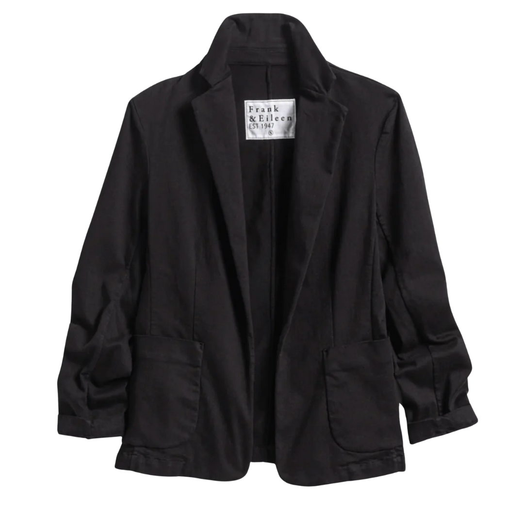 Dublin Blazer in Jet Black Denim