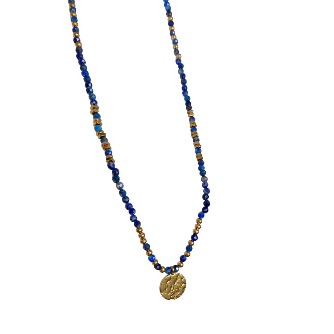 Sinara Necklace in Lapis