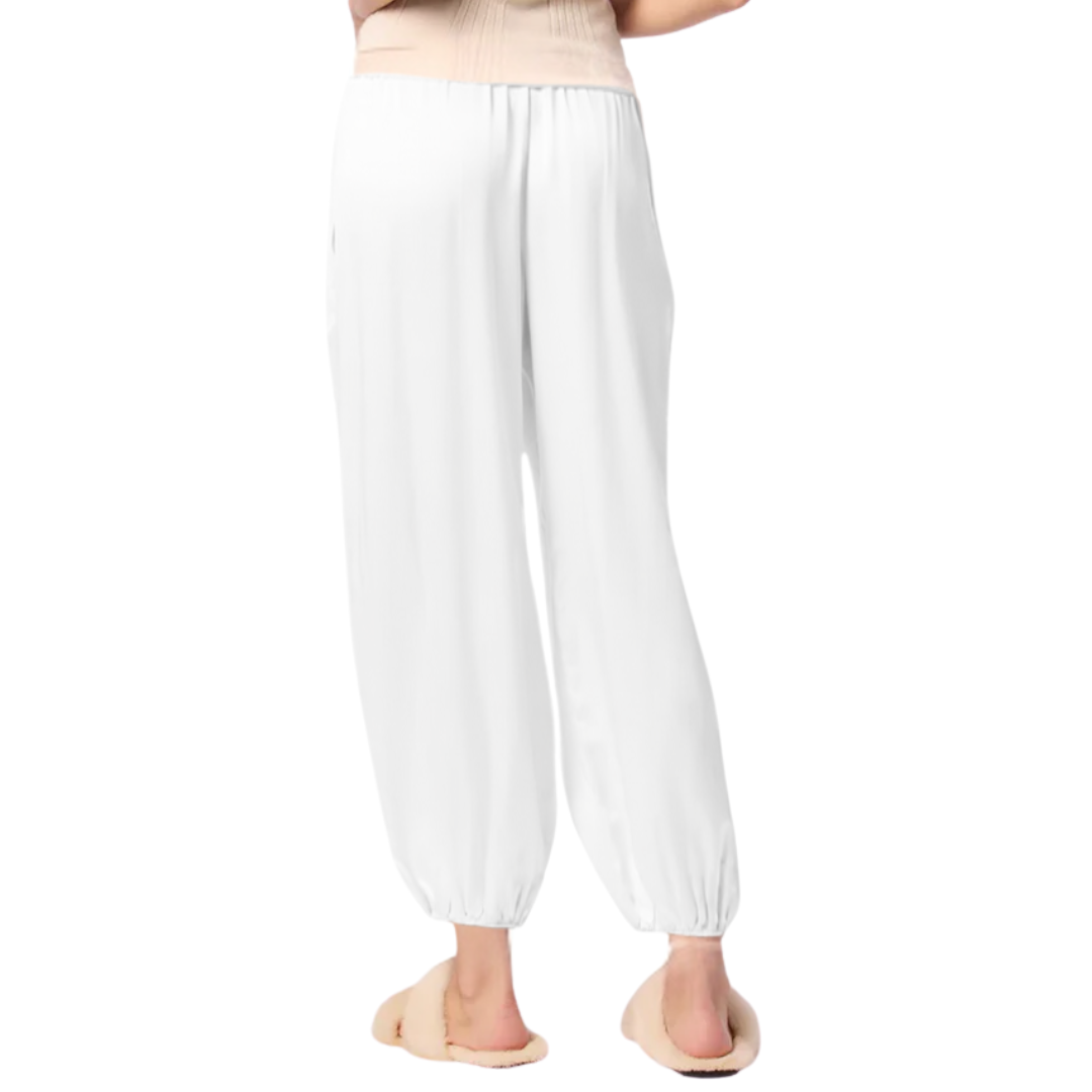 Rayne Parachute Pant in White