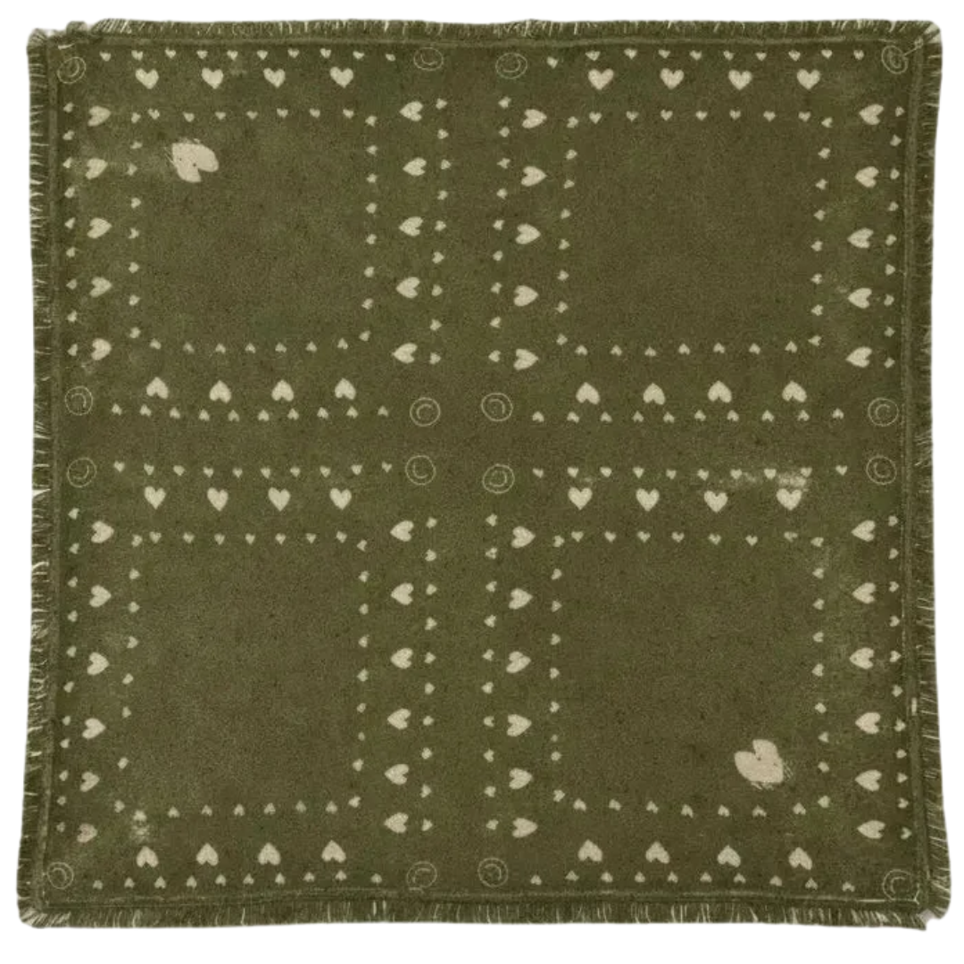 KR Cashmere Bandana in Dark Sage