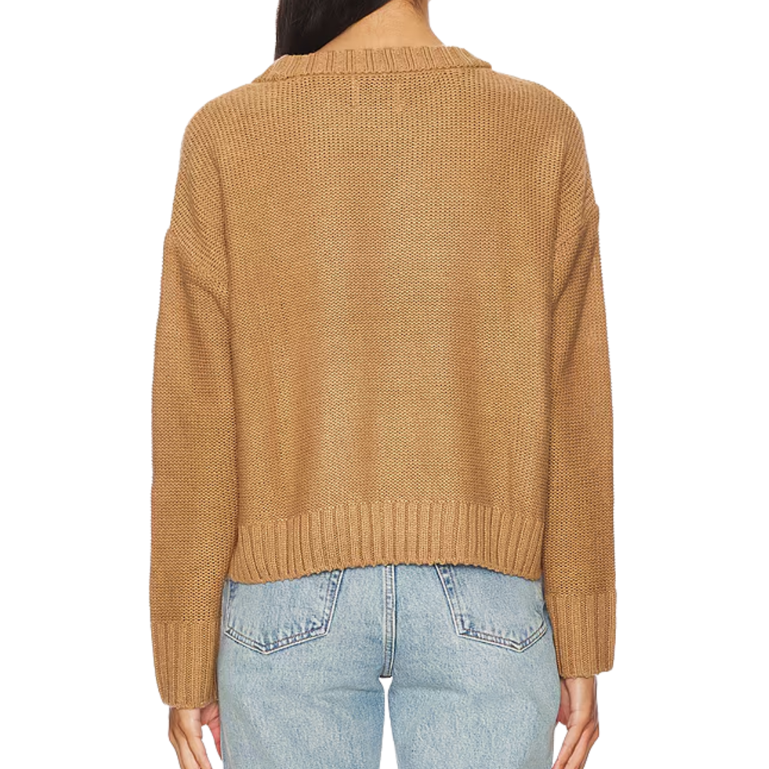 Walker Pullover in Camel