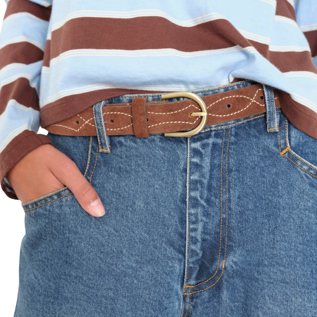 Laredo Belt in Mahogany