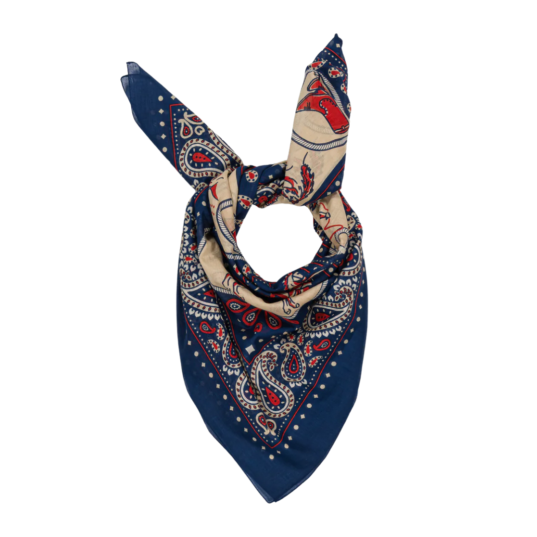 Rodeo Scarf in Navy